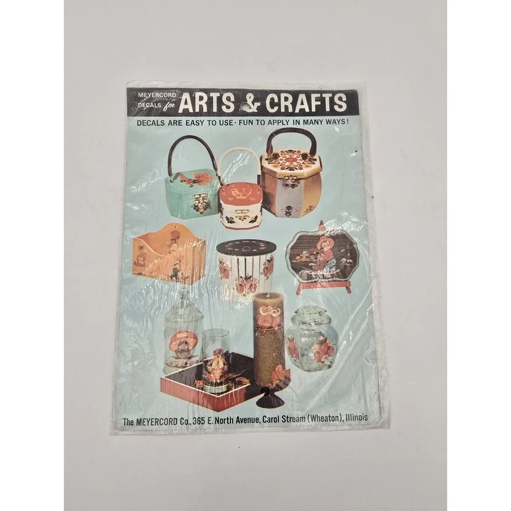 Vintage Mushrooms Meyercord Decorative Decals Pattern Number 531-D
